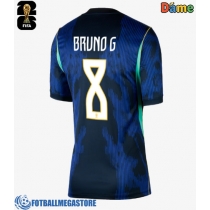 Fotballdrakt Dame Brasil Bruno Guimaraes #8 Bortedrakt VM 2026 Kortermet